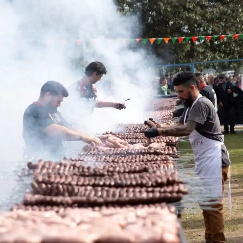 La choripaneada más grande del mundo