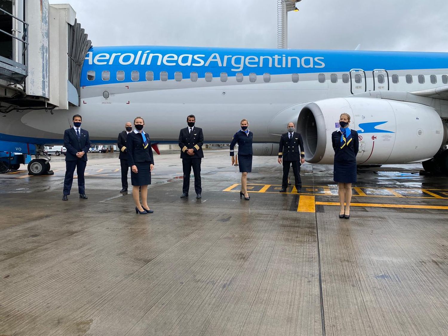 Aerolíneas Argentinas reinició la operación de vuelos regulares