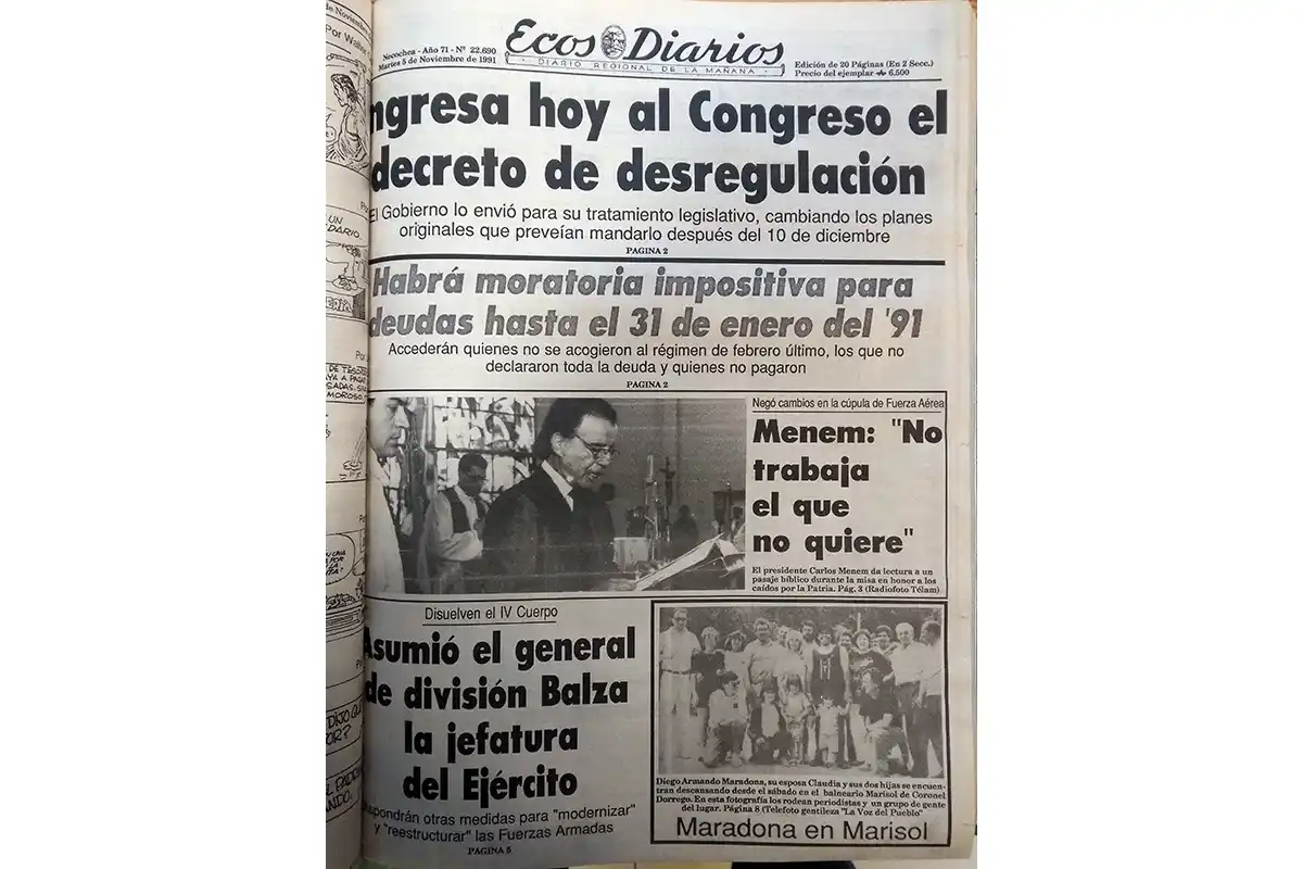 Martes 5 de Noviembre de 1991