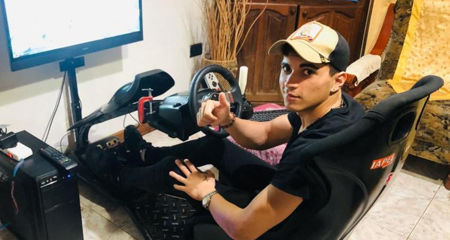 Sin carreras en cuarentena, Morro Iglesias compitió en simuladores contra reconocidos pilotos y ganó dos veces