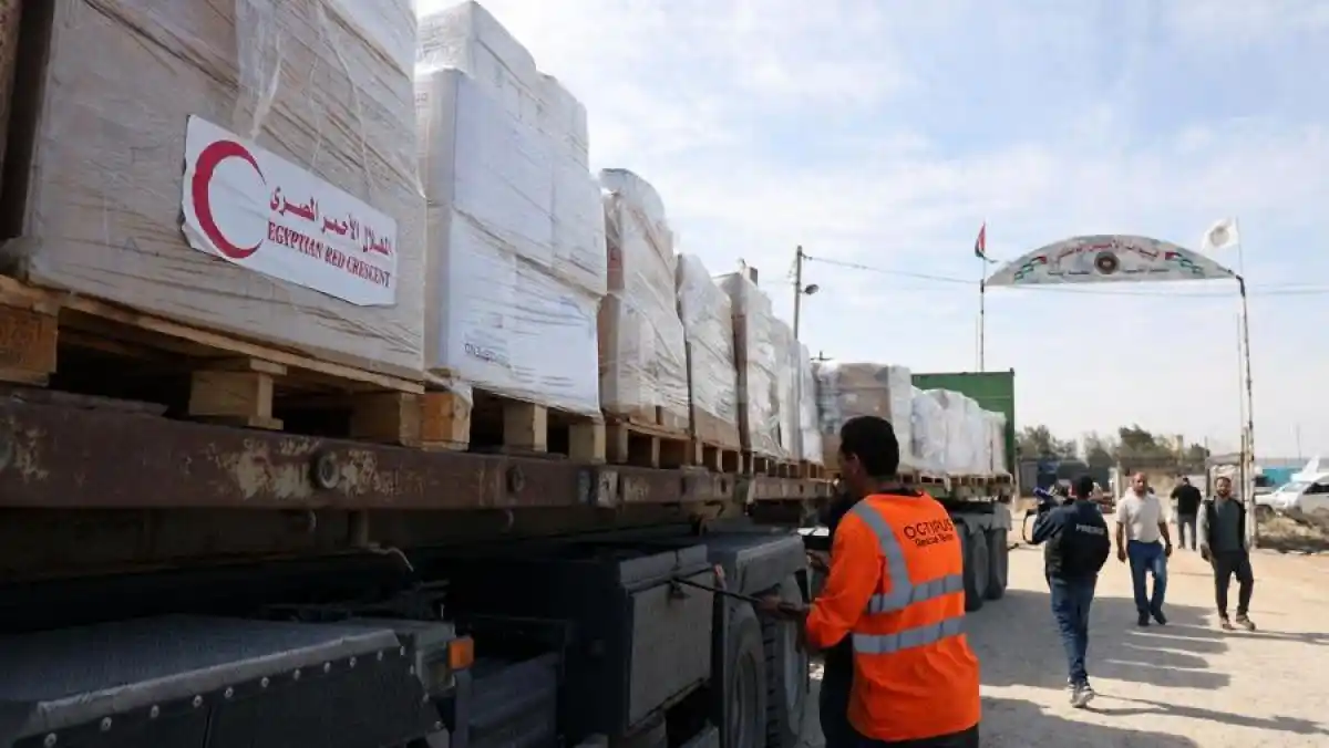 La ONU anunció la llegada de más ayuda humanitaria para Gaza.