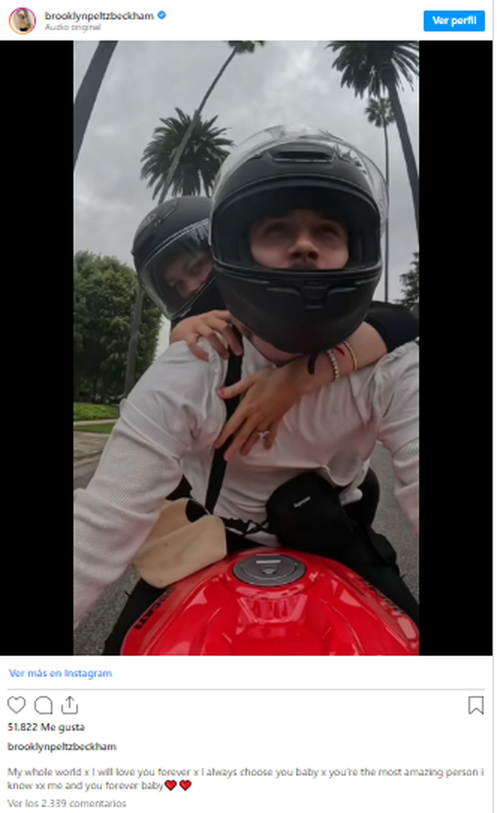 Brooklyn reafirmó su apoyo a Nicola Peltz con un mensaje que dejó fuera a David y Victoria Beckham en un momento clave para la familia/ ig: @brooklynpeltzbeckham