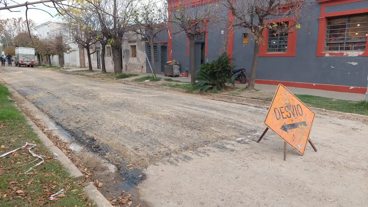 Avanzan las obras de repavimentación y recomiendan circular con precaución