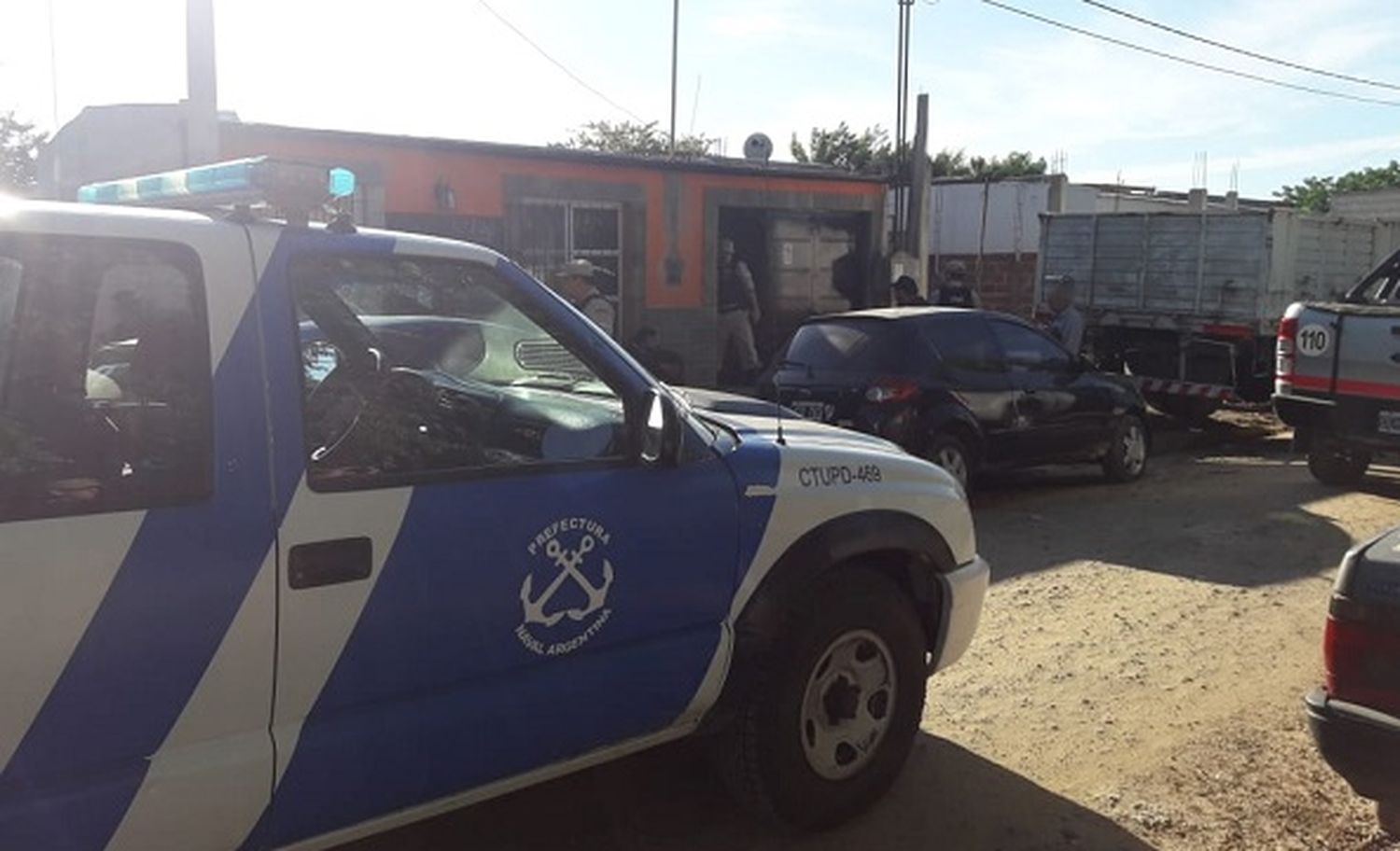 Prefectura detuvo a dos hombres por narcomenudeo en zona sur