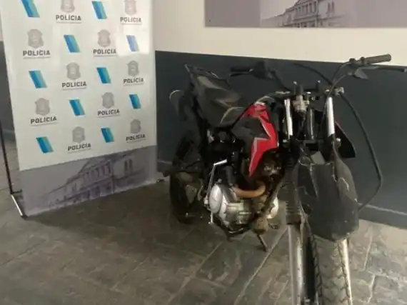 Tras una persecución, recuperaron en Balcarce a una moto robada en Tandil