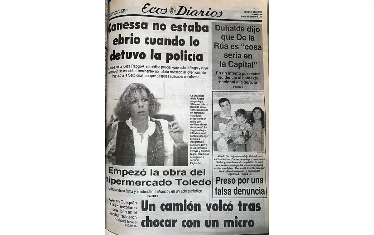Sábado 6 de julio de 1996