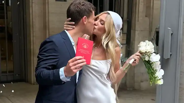 Diego “Peque” Schwartzman y Eugenia De Martino se casaron por civil