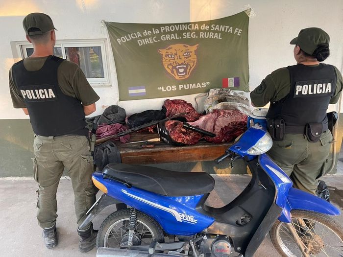 Detuvieron a dos hombres por abigeato tras una persecución y secuestraron 80 kilos de carne no apta para consumo - 3