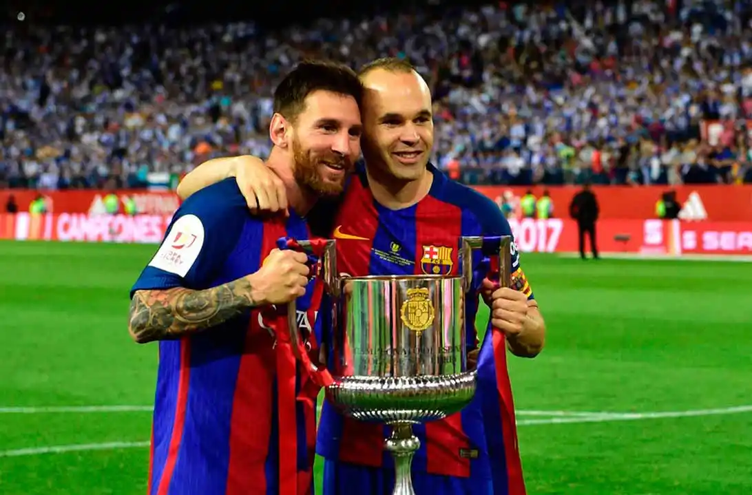 Messi, para Iniesta: «Gracias por todos estos años de fútbol»
