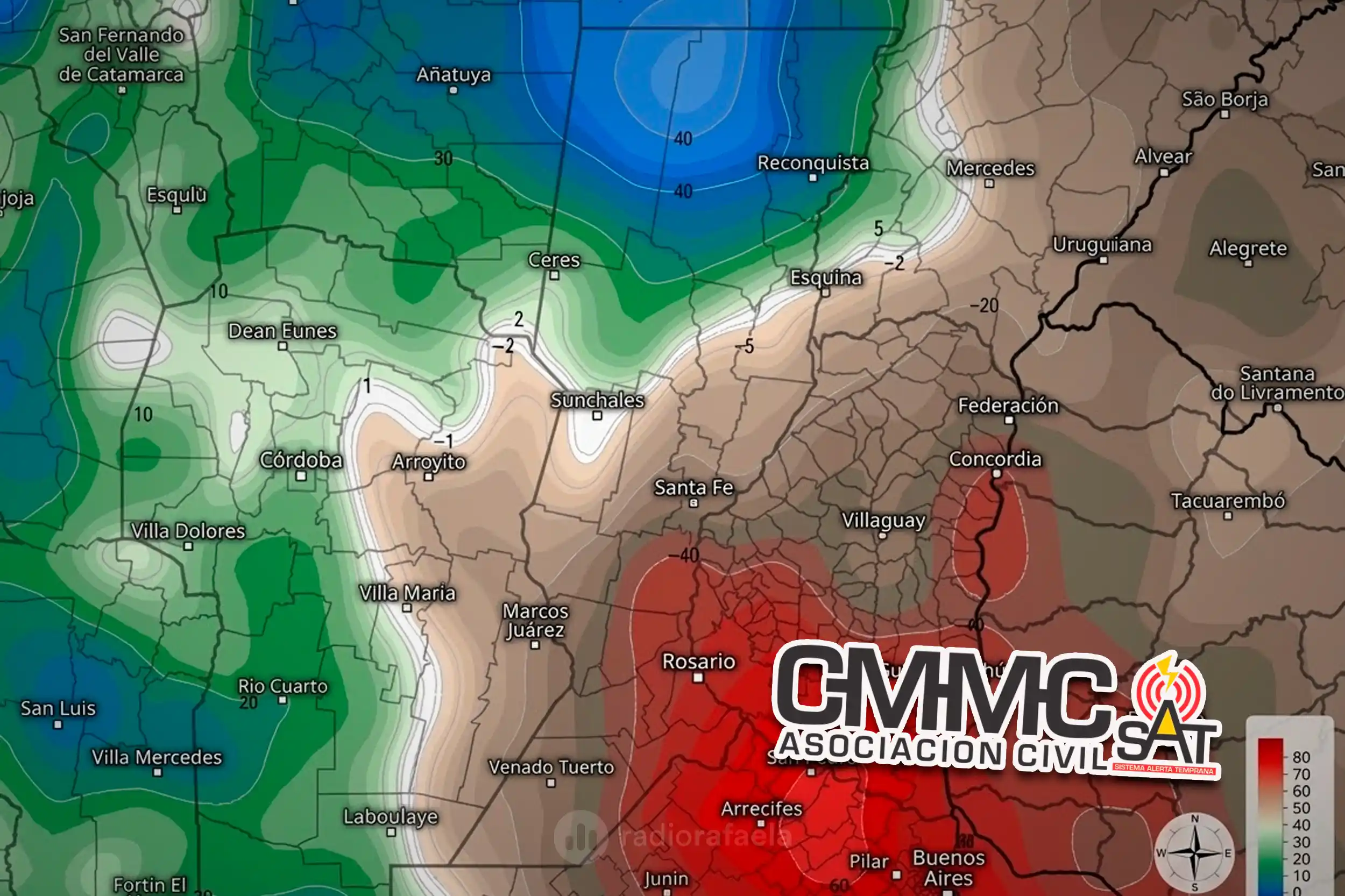La pregunta de muchos: ¿qué va a pasar con el clima en Rafaela y la región los próximos meses?