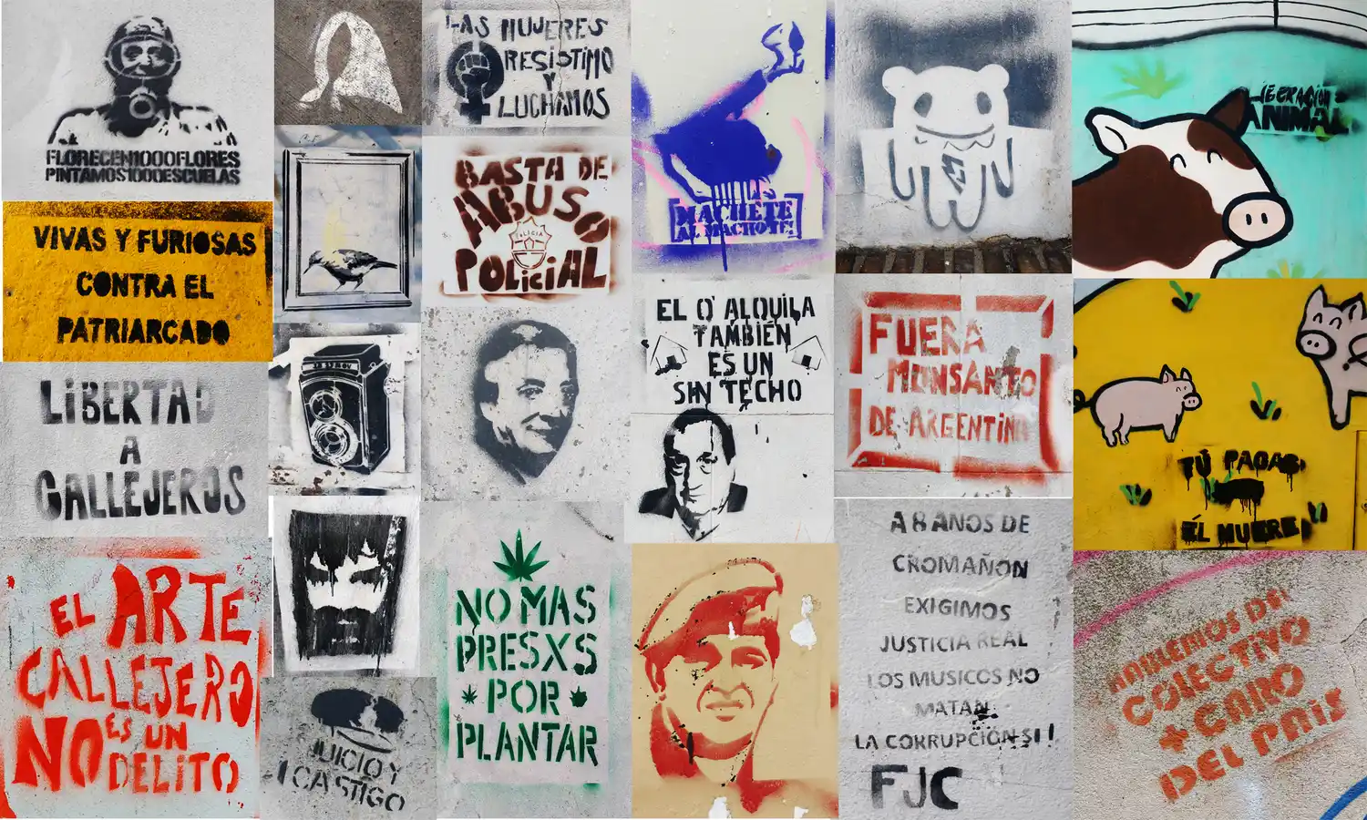 Esténciles de Tandil