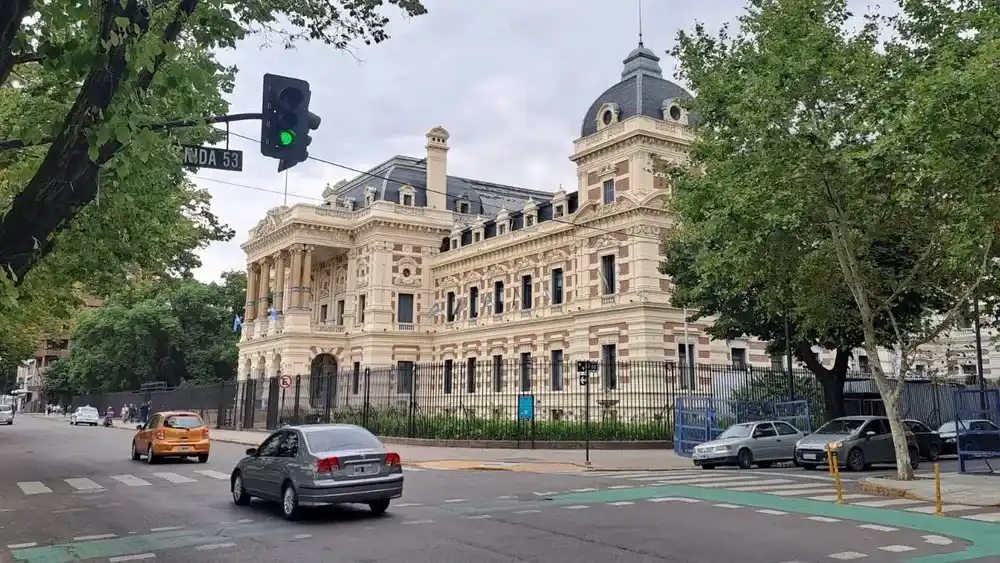 El Palacio de Gobierno de la Provincia de Buenos Aires.