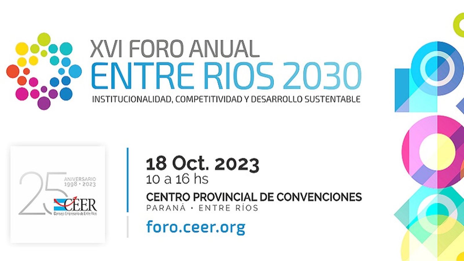 El Consejo Empresario de Entre Ríos festeja sus 25 años con su Foro Anual