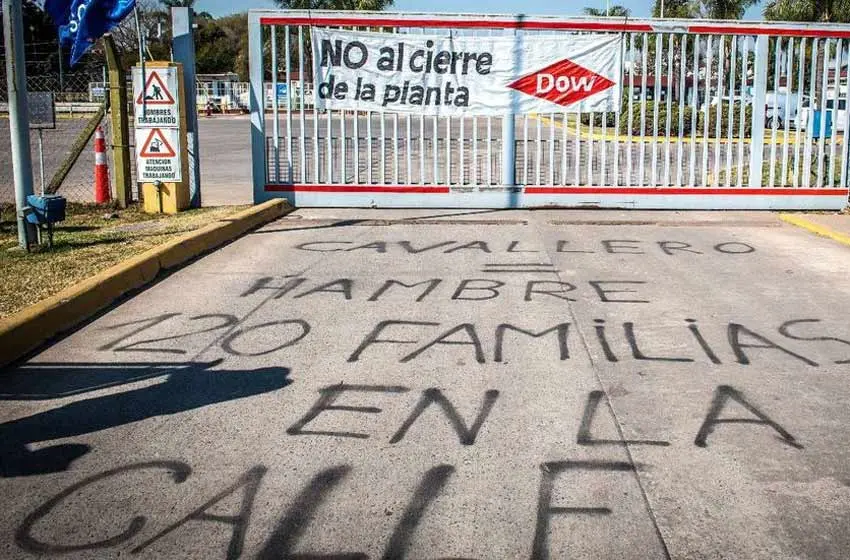 Sigue el conflicto en Dow: habrá un paro de trabajadores por 48 horas