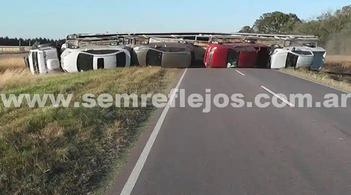 Espastillar: Accidente fatal en ruta 33