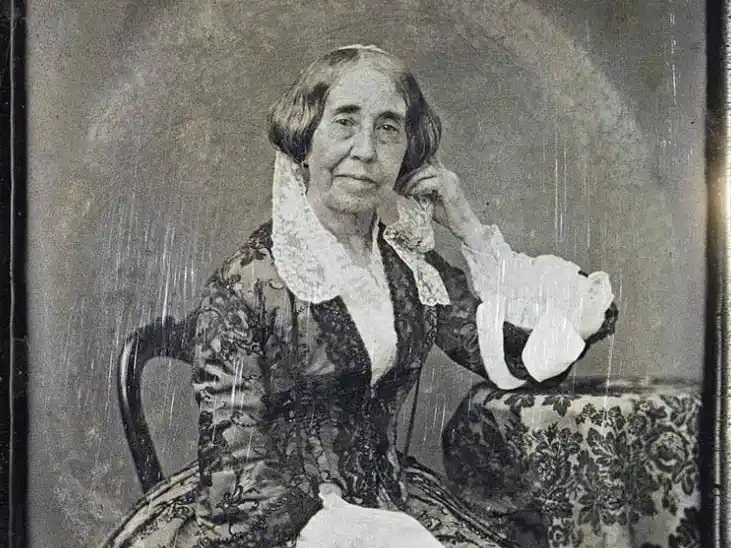 Mariquita Sánchez. Daguerrotipo de 1854. Autor: Antonio Pozzo