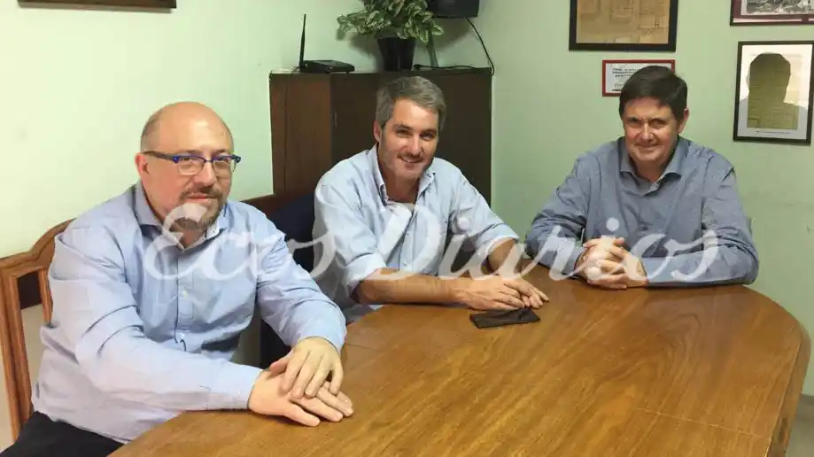 El diputado Quetglas junto a Diez y Gargaglione en Ecos Diarios