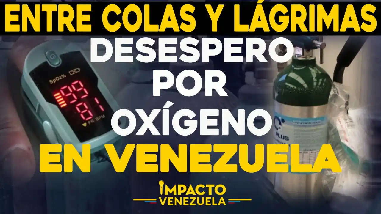 OXÍGENO: entre colas y lágrimas reina el desespero por una bombona en Venezuela