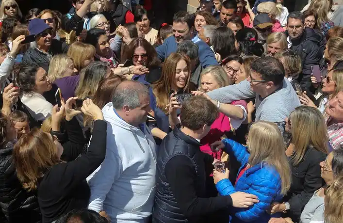 Vidal en 9 de Julio y Chacabuco: "La pobreza nos duele a todos"