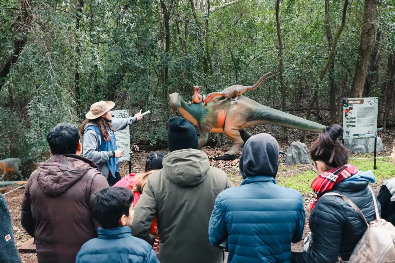 El Parque Jurásico de Pilar es la gran atracción de las Vacaciones de Invierno