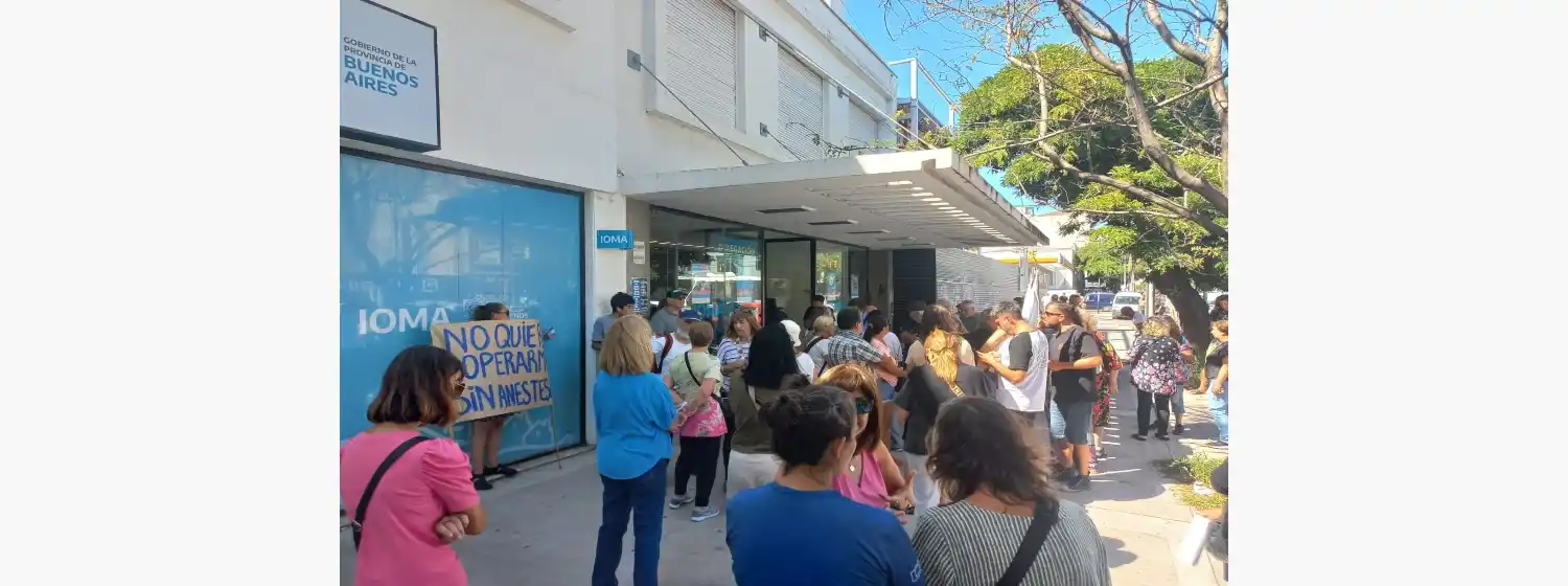 Instaron a las autoridades del IOMA “a retomar el diálogo que permita resolver esta difícil situación”, según informaron.