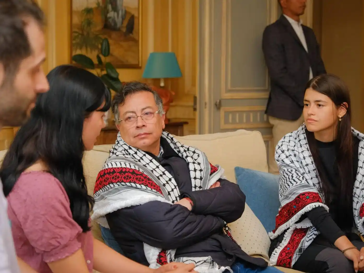Gustavo Petro se reunió con las colombianas liberadas tras detención de Israel cuando iban a Gaza