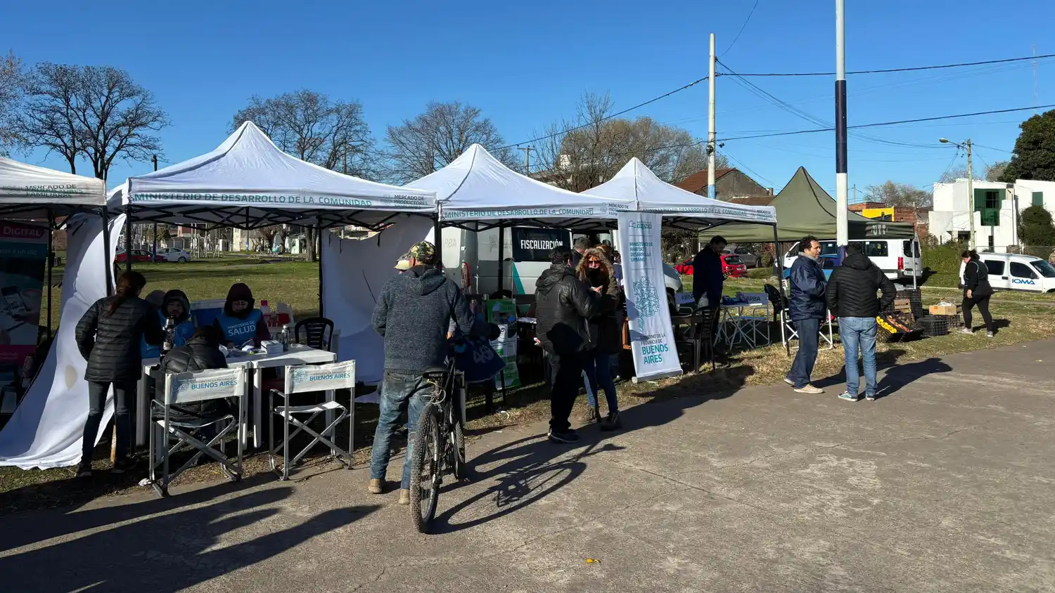 La jornada fue en el barrio Las Heras y sumarán otros barrios de la ciudad