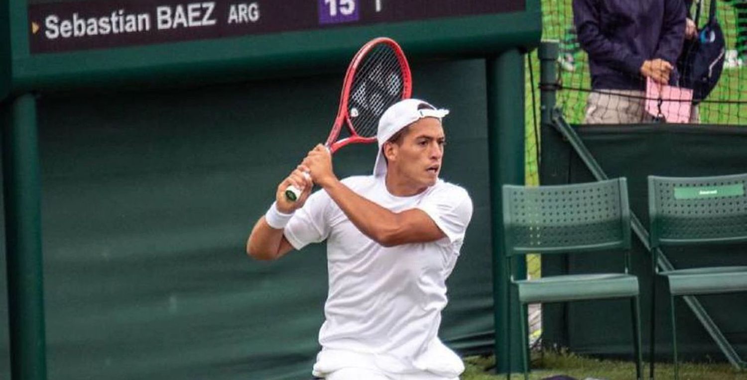 Sebastián Báez debutó con una gran victoria en Wimbledon