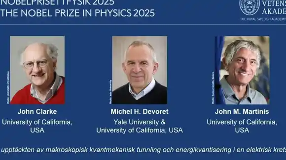 El premio Nobel de Física 2025 fue otorgado a John Clarke, Michel H. Devoret y John M. Martinis