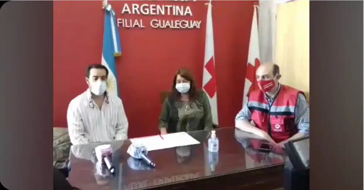 Cruz Roja realizó una importante donación al hospital San Antonio