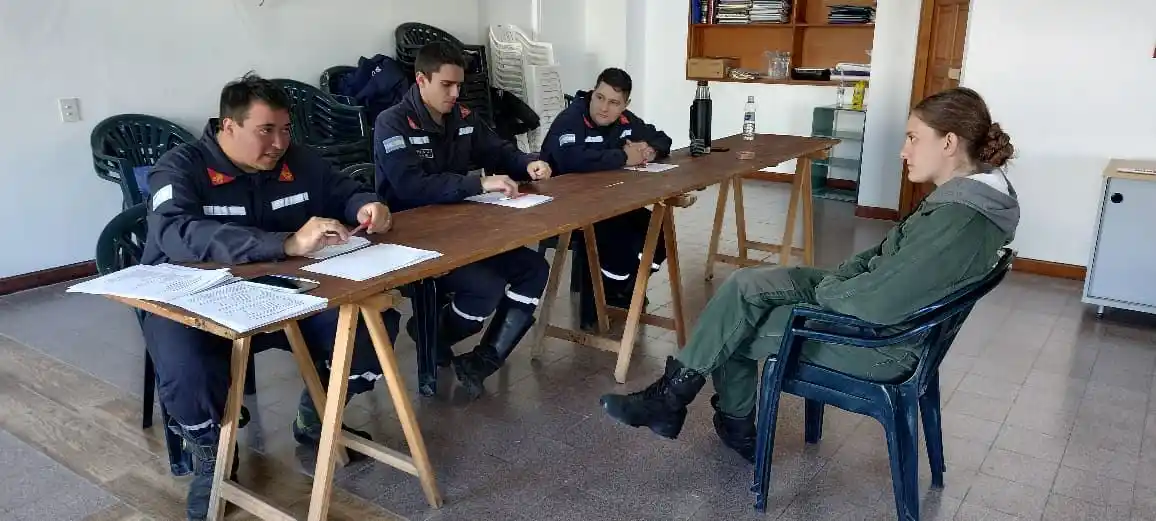 Bomberos Voluntarios de Chascomús evaluaron a cuatro nuevos aspirantes