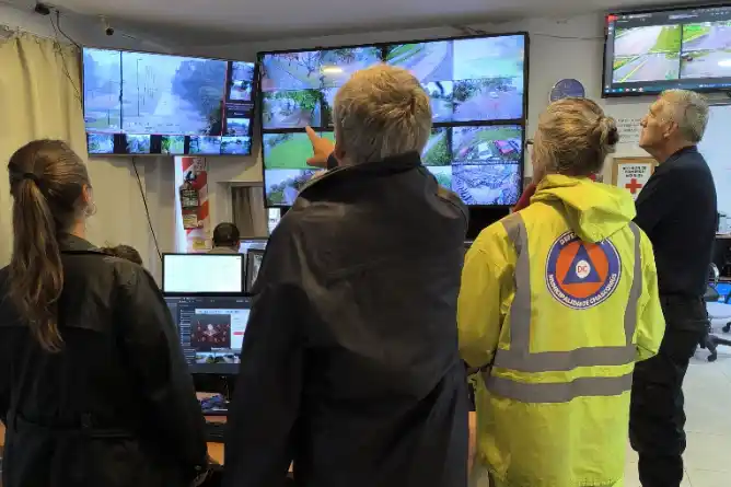 Operativo por fuertes lluvias: sin evacuados en Chascomús