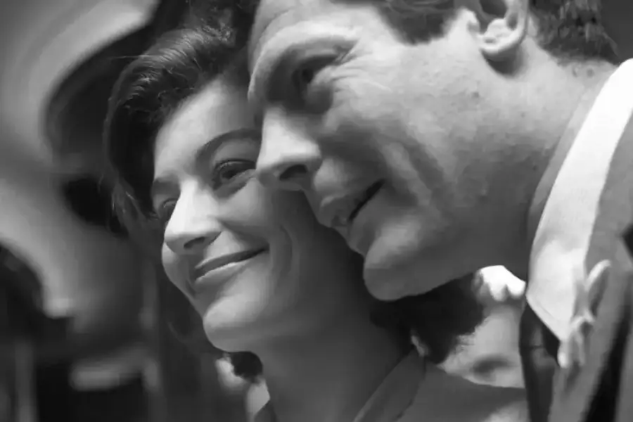 Con Marcelo Mastroiani, en «La dolce Vita».