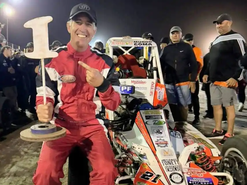 Cristián Molardo, el vencedor de la fecha 10 en San Antonio.Foto:ZULEMA INFANTE (MSAP Y MP)