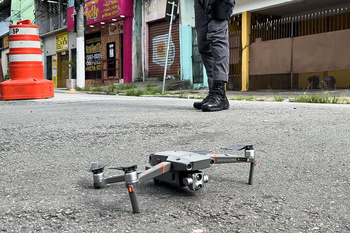 Proyecto piloto con drones reduce robos un 30% en barrio del sur de São Paulo