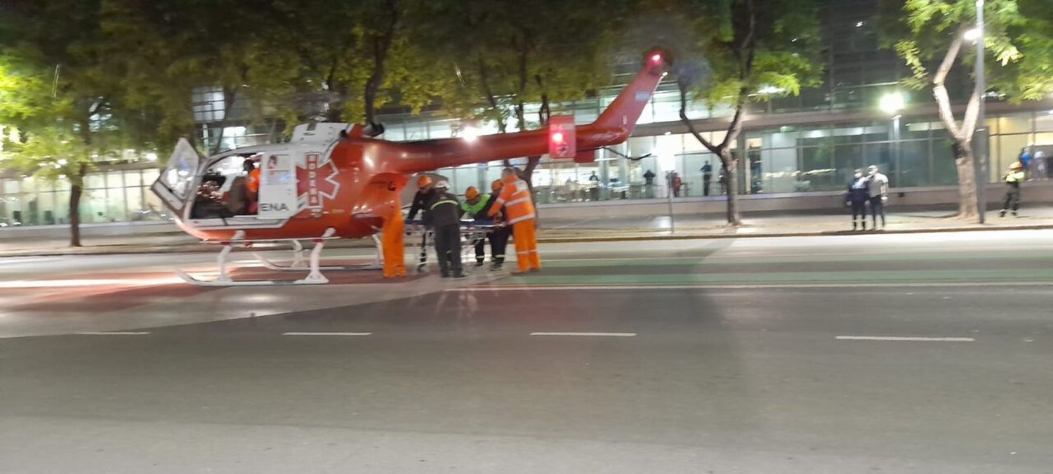 Falleció el joven de Armstrong que fue trasladado en helicóptero sanitario al HECA