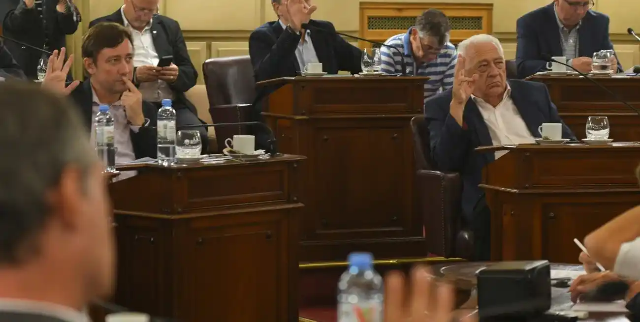 Hasta que vote su reglamento, la Convención se regirá por el de la Cámara de Diputados. Y en función de él, le tocará ser presidida por el convencional de más edad; para el caso, el justicialista Osvaldo Sosa. Crédito: Manuel Fabatia
