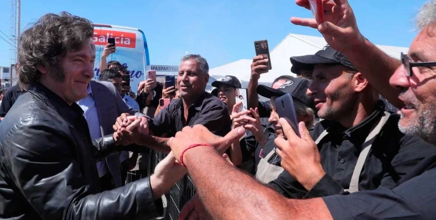 El presidente viajó a San Nicolás este martes por la mañana.