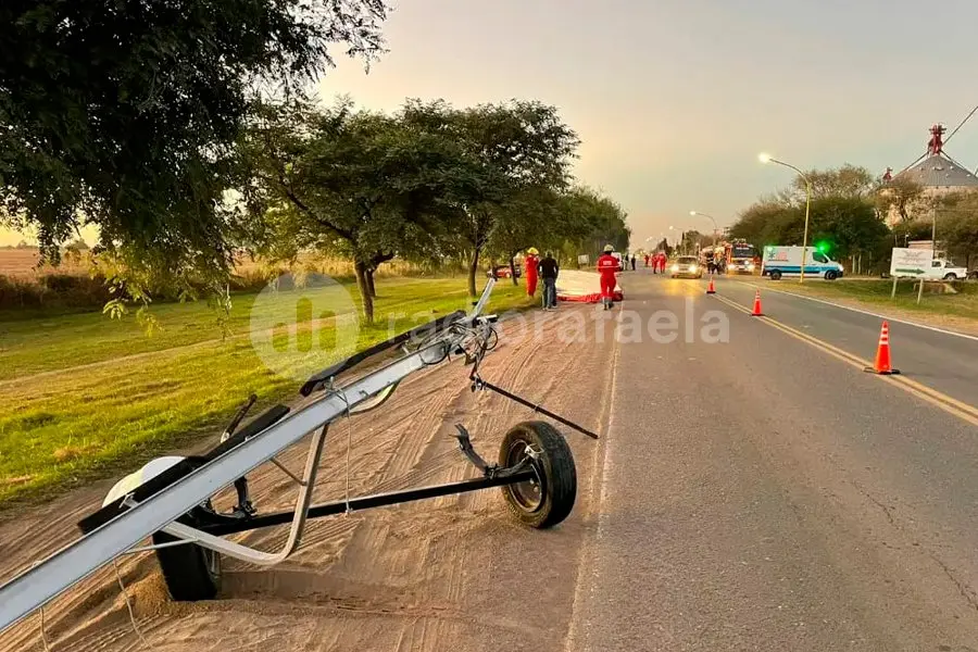 Pudo ser una tragedia: se le desenganchó el tráiler que llevaba y terminó en la cuneta