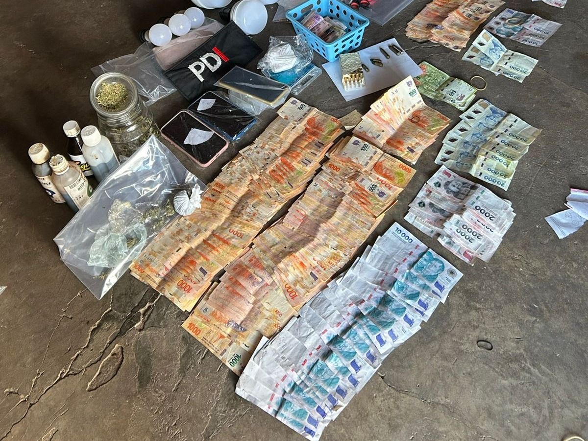 Parte del material incautado por los investigadores.
