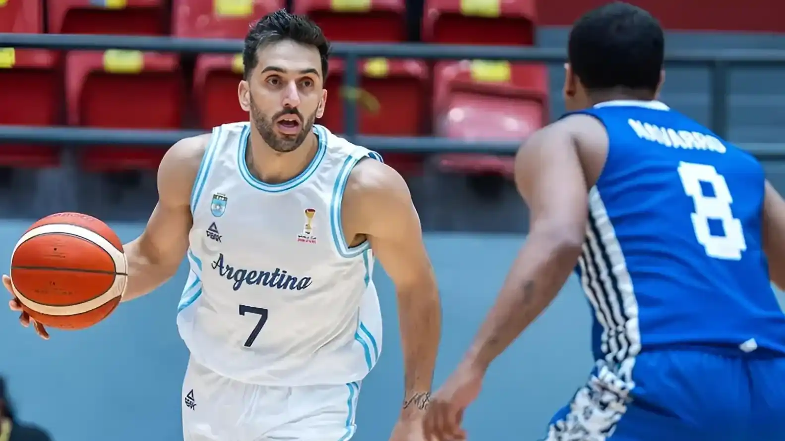 El combinado nacional, liderado por su capitán Facundo Campazzo, derrotó a Panamá. Foto: FIBA