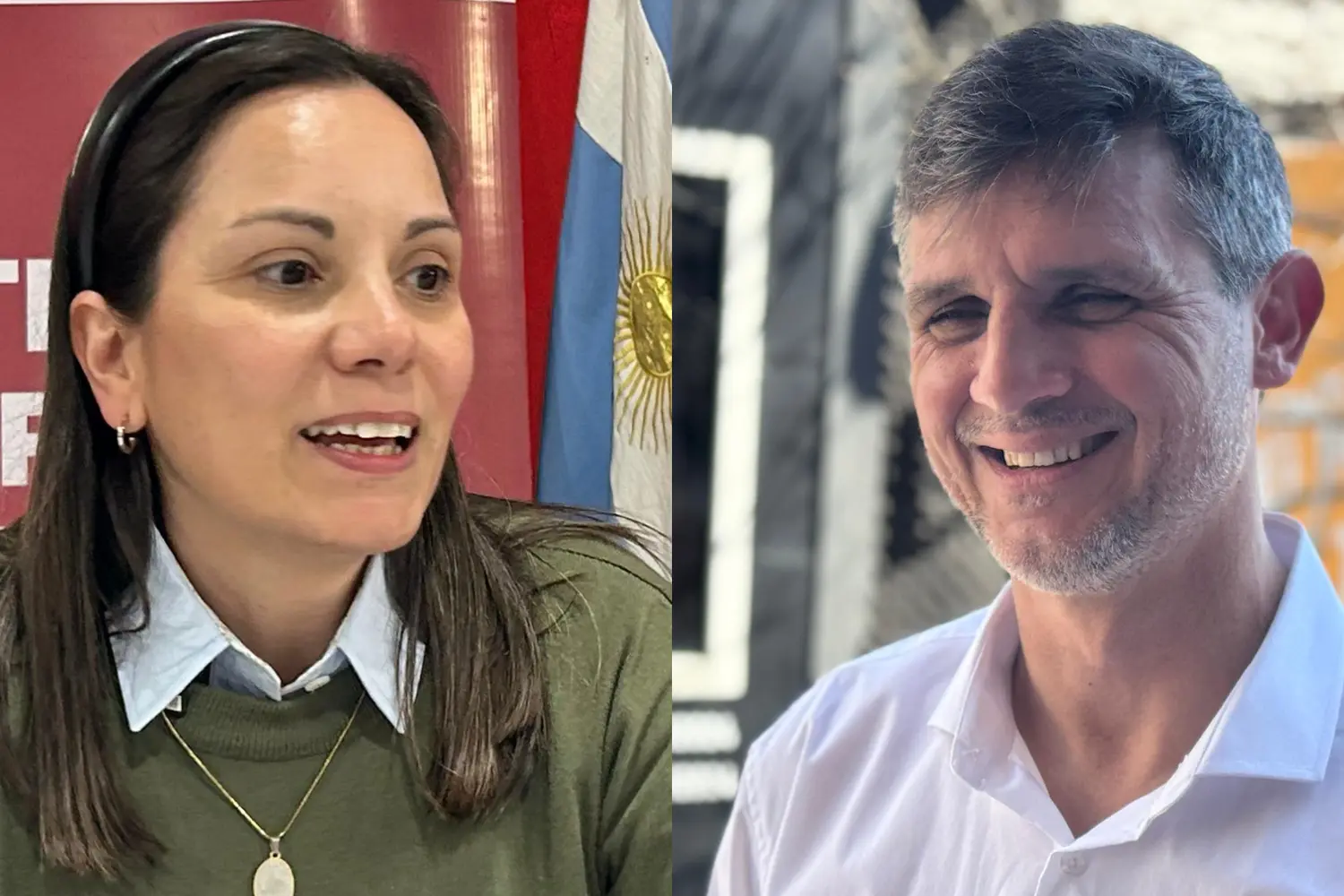 Pía Grondona y Damián Mosquera, primeros en las listas de Potencia y Nuevos Aires, respectivamente.