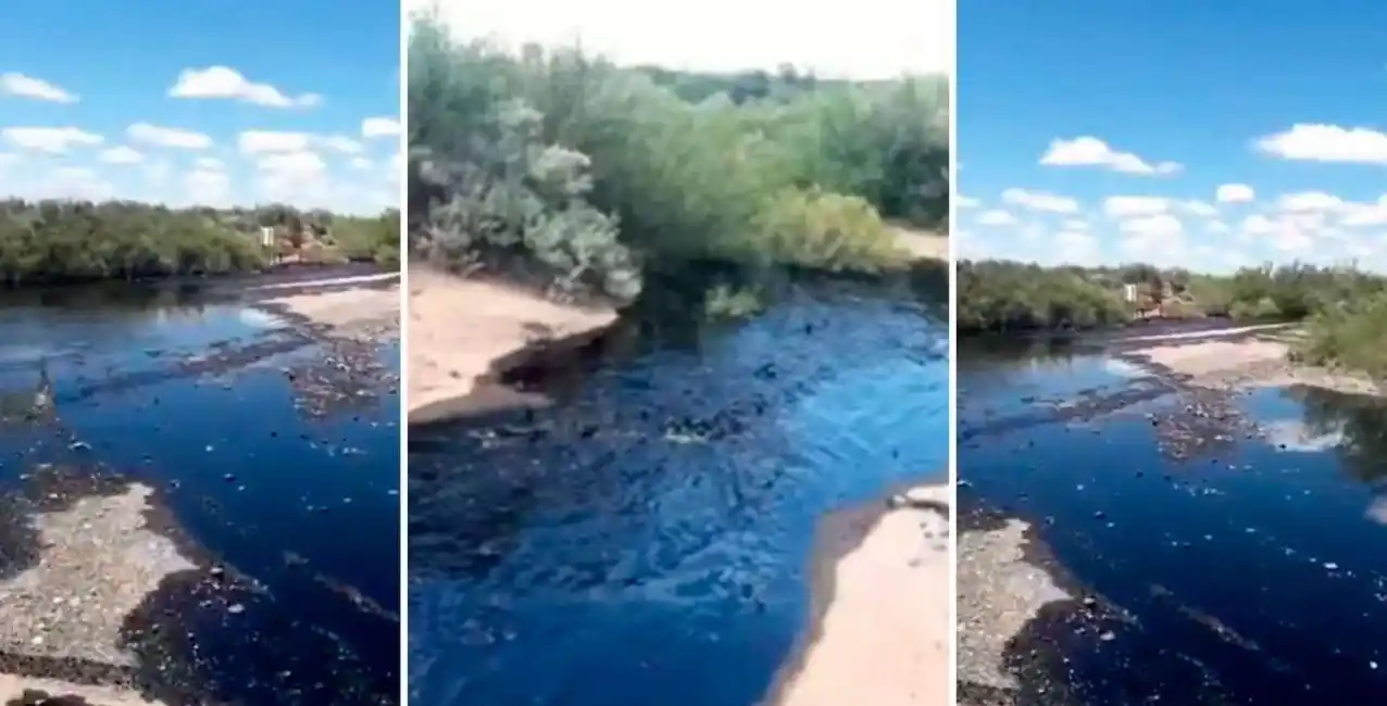Importante derrame de petróleo en Río Negro