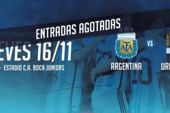 Se agotaron las entradas para el partido entre la Selección Argentina vs. Uruguay