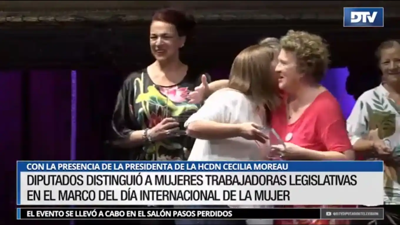 Diputados distinguió a mujeres trabajadoras legislativas en el marco del Día Internacional de la Mujer
