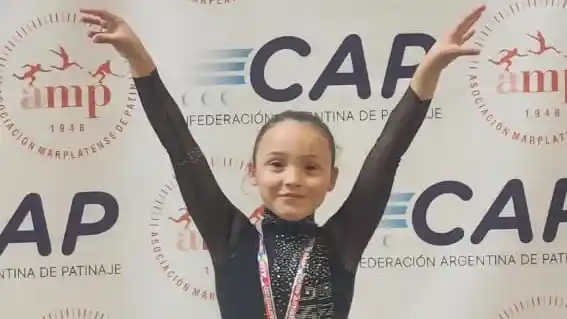 Elena Fernández Badie ganadora de la categoría formativa 7 años