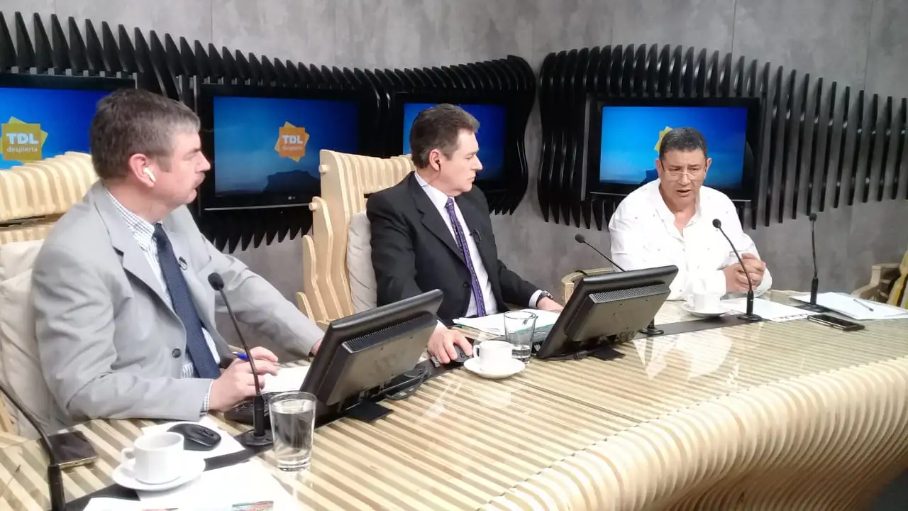 Daniel Lopez en el desayuno de Tandil Despierta