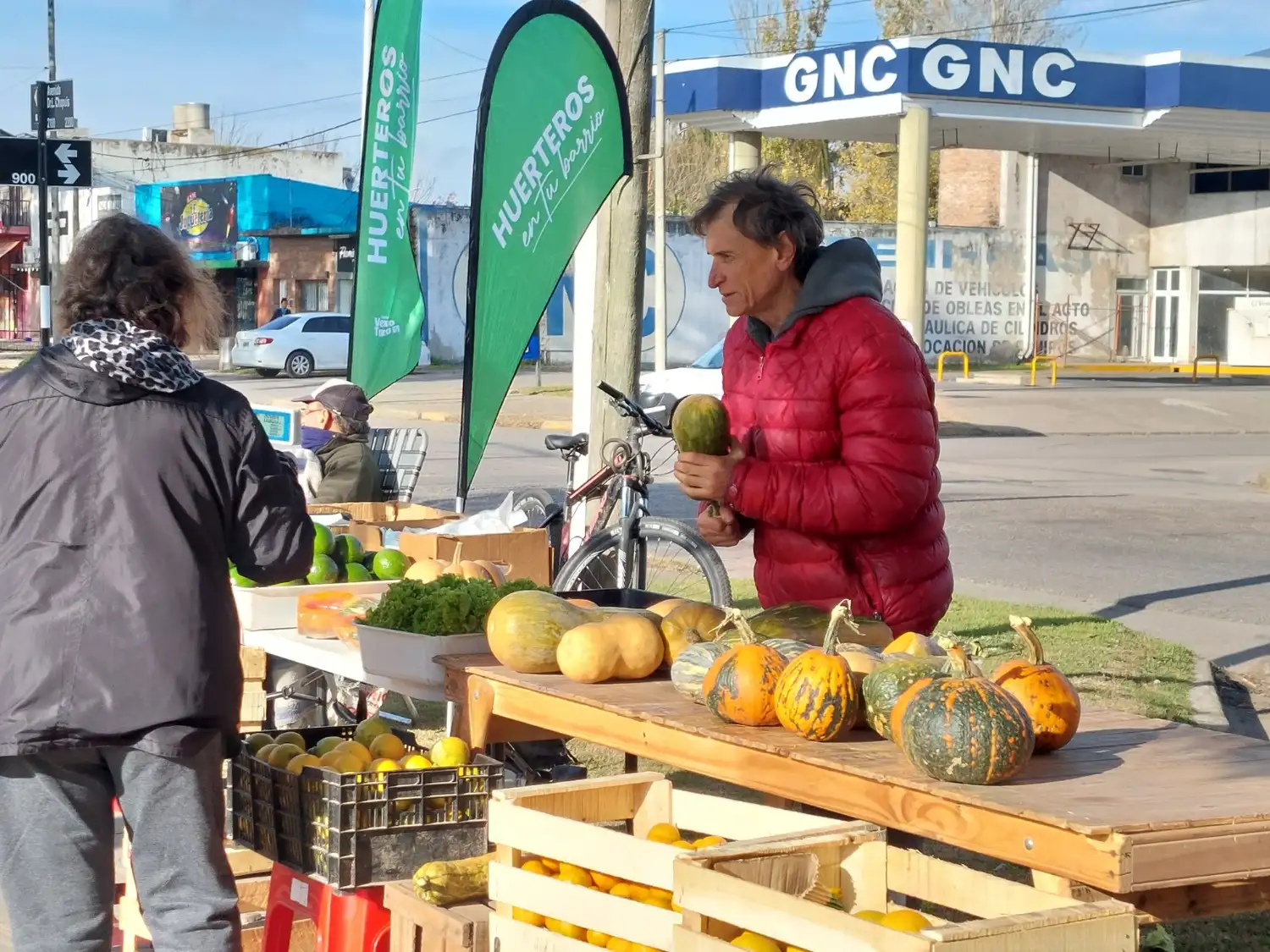 Verduras frescas y a precio justo.