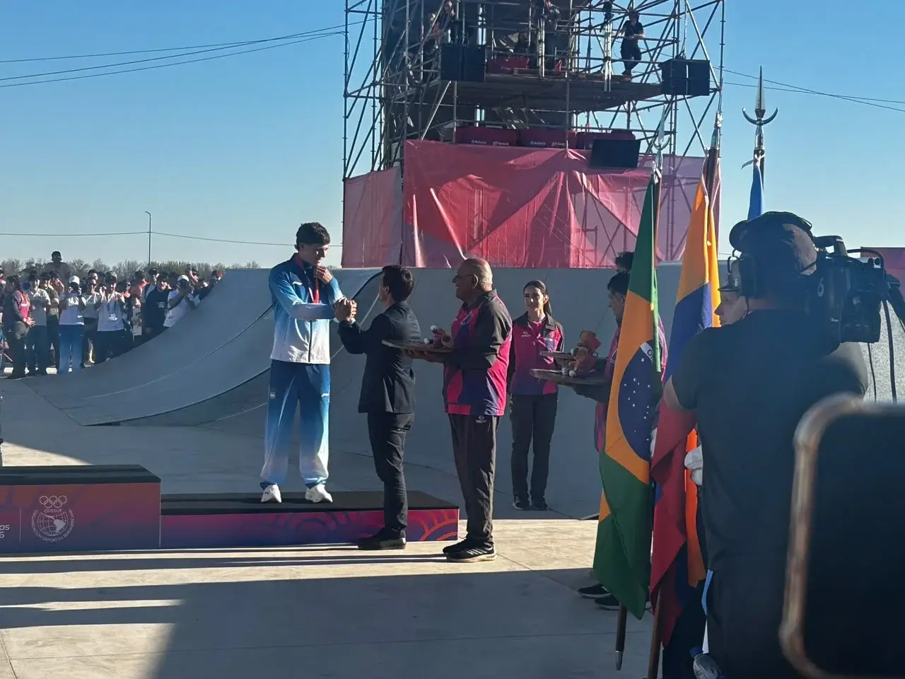 Manuel Turone ganó la medalla de bronce en los Juegos Suramericanos