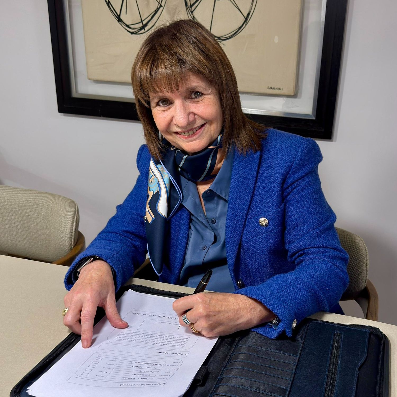 Bullrich oficializó su candidatura al Senado por CABA en la lista de La Libertad Avanza